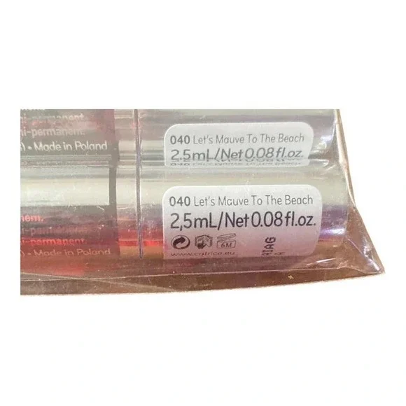 3 Bundle Catrice 040 Lets Mauve To The Beach Lipstick 0.08 fl oz Lip Stain - Picture 5 of 9